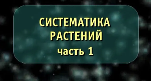 Систематика растений. Часть 1. Отделы моховидные, плауновидные, хвощевидные и папоротники. Биология