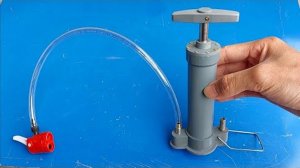 Как сделать мини велосипедный насос из ПВХ