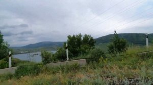 Голубой залив Восточный Казахстан Дорога на Серебрянск Бухтарминскую ГЭС