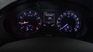 Доп.функции Octavia A7: Работа ключа при включенном зажигании.