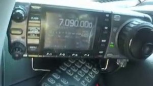 Прием КВ на трансивер ICOM-7000