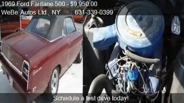 1969 Ford Fairlane 500 For Sale Convertible for sale in Rive смотреть онлайн