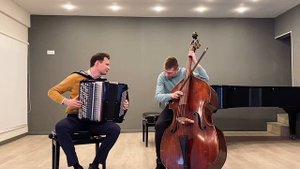 Танго Утомлённое солнце (Айдар Салахов - баян, Дмитрий Тарбеев - контрабас)