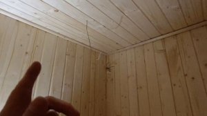 Сауна своими руками.Покраска стен и полков в сауне . 7 серия. Tikkurila supi