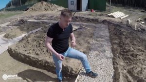 Ленточный фундамент. Делаем подушку.