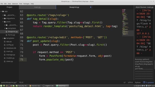 Python Flask Tutorial #8: Update records in database with Forms | Flask crash course for beginners