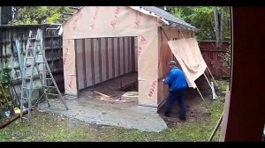 Строительство гаража на одну машину