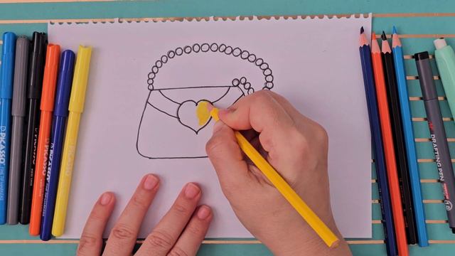 How to #Draw a #cute bag step by step😊🎨🌈 drawing for# kids and toddler| MY # Easy Drawings смотреть онлайн
