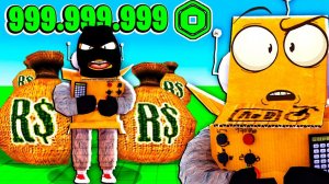 ОБМАНУЛ ВСЕХ и СТАЛ САМЫМ БОГАТЫМ В МИРЕ! 999.999.999 РОБУКСОВ ЧЕЛЛЕНДЖ НУБ И ПРО ВИДЕО ROBLOX