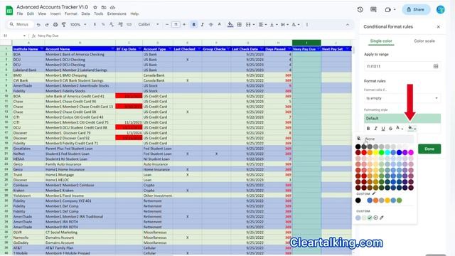 FREE Account Tracker on Google Sheets - Save Time, Track Accounts Efficiently #accountmanagement