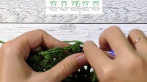 Манишка крючком | Мастер-класс и схема вязания