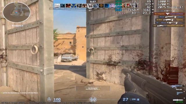 Ryzen 5500U Vega 7 CSGO 2 Dust 2 Deathmatch FPS Test смотреть онлайн