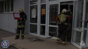Пожарно-тактические учения в здании ГТРК "Ивтелерадио"