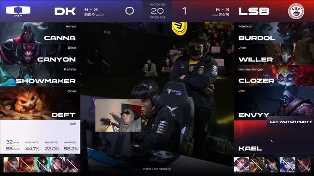 НЕВЕРОЯТНЫЙ ЭКШЕН В LCK | DK VS LSB | LCK SPRING 2023
