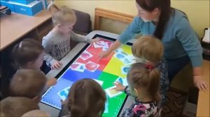 Открытое занятие "Игровая деятельность детей 3-4 лет на интерактивном столе"