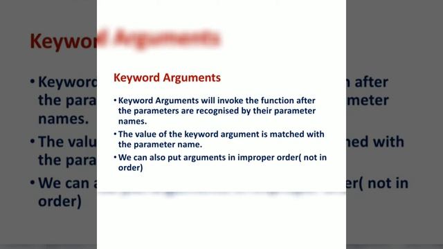 Python Function Arguments (Required, Keyword) 12th CS Chapter-7 Part-3