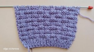 РЕЛЬЕФНЫЙ УЗОР ШАХМАТКА ПЛЕТЕНКА 102 Вязание Узоры спицами