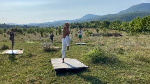 Утренняя ЭНЕРГИЗАЦИЯ СТОЯ. 42 Крии + ХаТха йога.