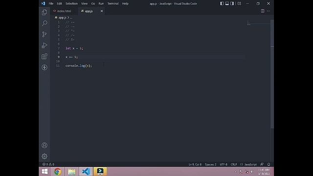 Assignment Operator in JavaScript | JavaScript Complete Course for beginners