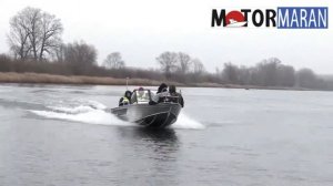 Алюминиевая лодка Салют 480Pro + сузуки 4Т 60л.с. Тесты на воде