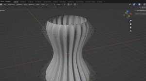 Органайзер для карандашей в blender. Печать на 3D-принтере.
