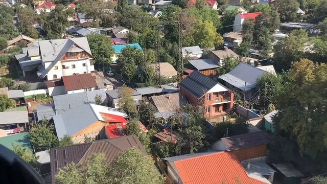 Любимый город Алматы. Канатная дорога с горы Кок - Тюбе. смотреть онлайн