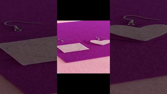 СЕРЕЖКИ ИЗ ФЕТРА