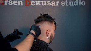 Мужская стрижка АНДЕРКАТ и переход с нуля. UNDERCUT / FADE