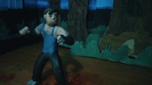 Ermak vs Johnny Cage MKII(Stop motion)1/8