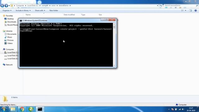 How to install Laravel on windows using wamp | Lession #1 смотреть онлайн