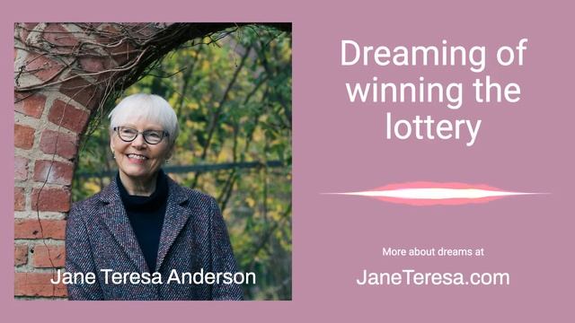 Dreaming of winning the lottery with Jane Teresa Anderson смотреть онлайн