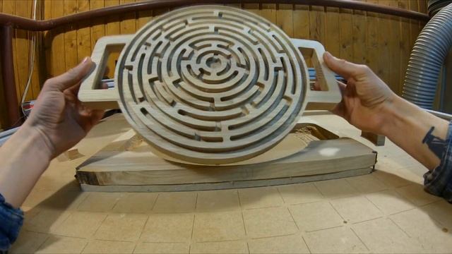 Игра лабиринт из дерева от А до Я. Простая работа на ЧПУ которая понравится детям. Wooden maze game смотреть онлайн