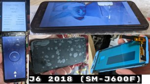 Samsung J6 2018 (SM-J600F) экран стал белым / замена на китайскую TFT LCD копию