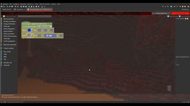 Minecraft Gun Mod Tutorial on Mcreator смотреть онлайн