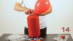 портативный баллон с гелием для домашнего использования + средние шарики