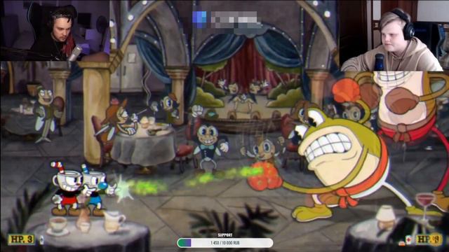 Каравай и GUACAMOLEMOLLY играют в Cuphead