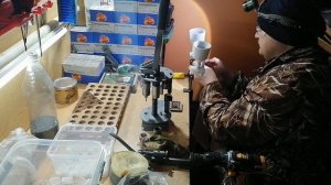 Зарядка патрона 12к. Станок Василия Ивлева! Дозаторы Военохот, дробь 3ка.