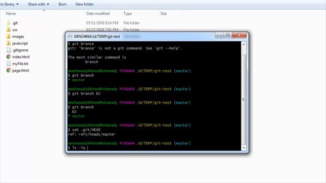 23 طريقة إنشاء الفروع مع برنامج جيت Create branches with git смотреть онлайн