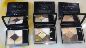3 ПАЛЕТКИ DIOR Grand Bal 539/Poncho 559/Golden Snow 549 /СВОТЧИ + МАКИЯЖ