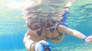 Подводное плавание у красивого рифа отеля.SHARM CLUB BEACH RESORT (EX.LABRANDA TOWER RESORT)