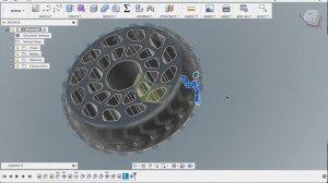 Уроки Fusion360: 3D моделирование колеса без воздуха. Tutorial: How to model tweel tires