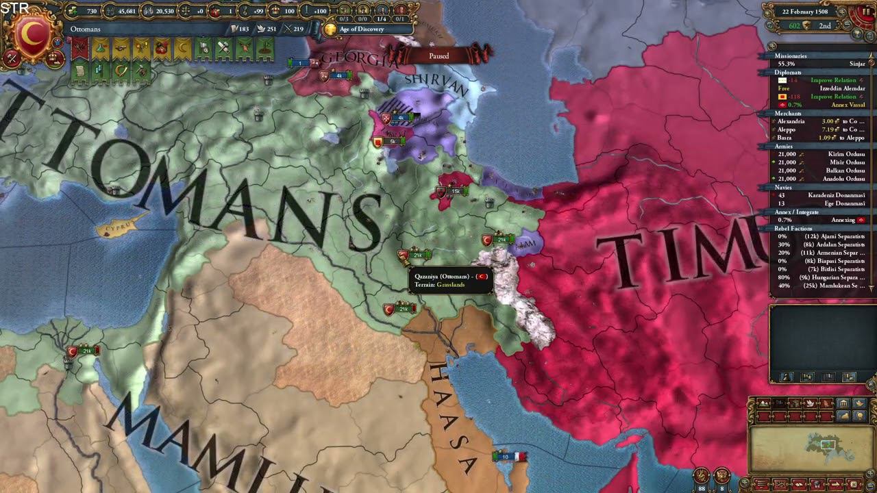 Europe Universalis IV 1.34.5 Casual ottomans часть 8.
