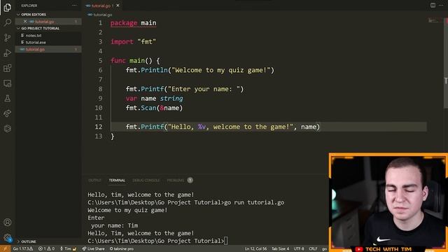 Go Beginner Project Tutorial - Learn Golang