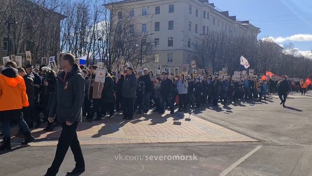 Бессмертный полк. Североморск, 2021