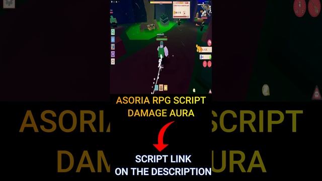 Asoria RPG Script | Damage Aura #shorts #roblox