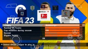 FIFA 23 PPSSPP ORIGINAL CAMERA PS5 ANDROID OFFLINE BEST GRAPHICS NEW KITS REAL FACE & FULL TRANSFER