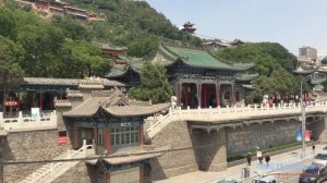 Top SIGHTS of Lanzhou.  Zhongshan Yellow River Bridge (中山桥)