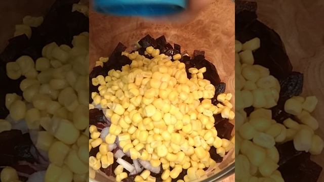 Постный Салат из свеклы и кукурузы смотреть онлайн