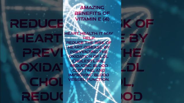 AMAZING BENEFITS of Vitamin E 4