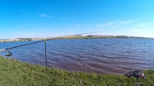 Короткая  рыбалка на Гамовском пруду в День Победы
